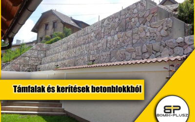 Támfalak és kerítések betonblokkból – Időtálló megoldások esztétikusan
