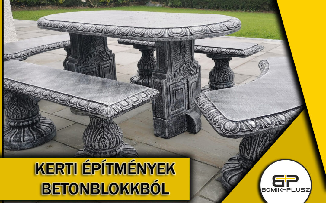 Kerti Építmények Betonblokkokból: Stílus és Tartósság a Bomik-Plusz Megoldásaival