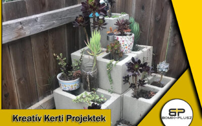 Betonblokkok a Kreatív Kerti Tervezésben: Inspirációk a Bomik-Plusztól