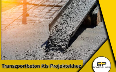Transzportbeton Kis Projektekhez: Hatékonyság és Minőség a Bomik-Plusztól