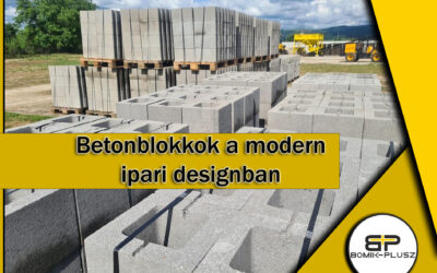 Betonblokkok a modern ipari designban: Stílus és funkcionalitás a Bomik-Plusztól