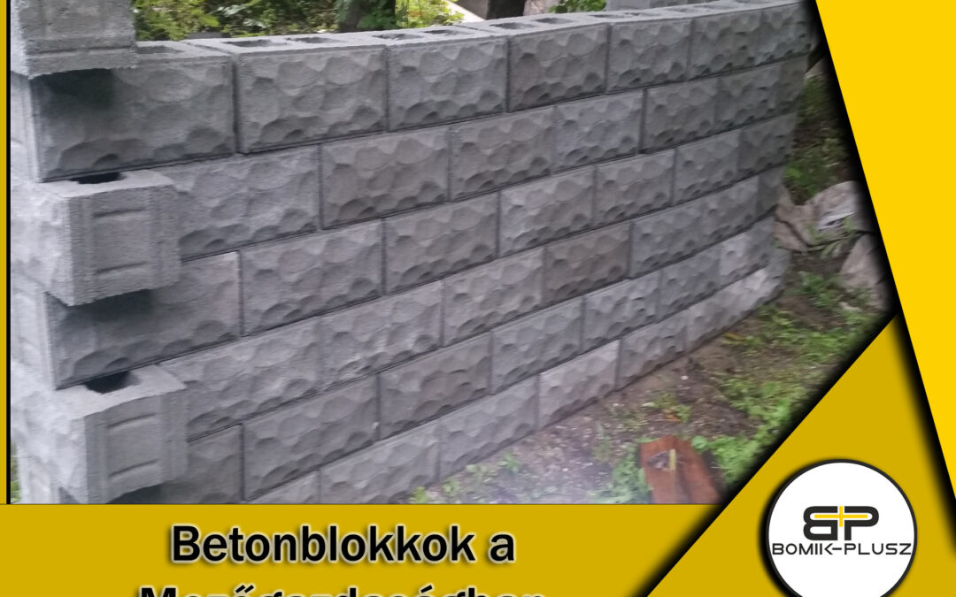 Betonblokkok a mezőgazdasági építkezésekben: Hatékonyság és tartósság a Bomik-Plusztól