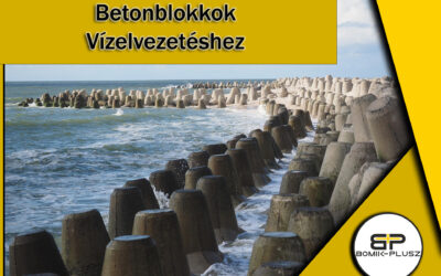 Betonblokkok a vízelvezetésben: Fenntartható megoldások a Bomik-Plusztól