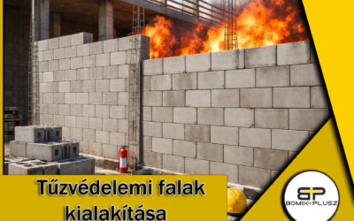 Betonblokkok a Tűzvédelmi Falak Kialakításában: Biztonság és Stabilitás a Bomik-Plusztól