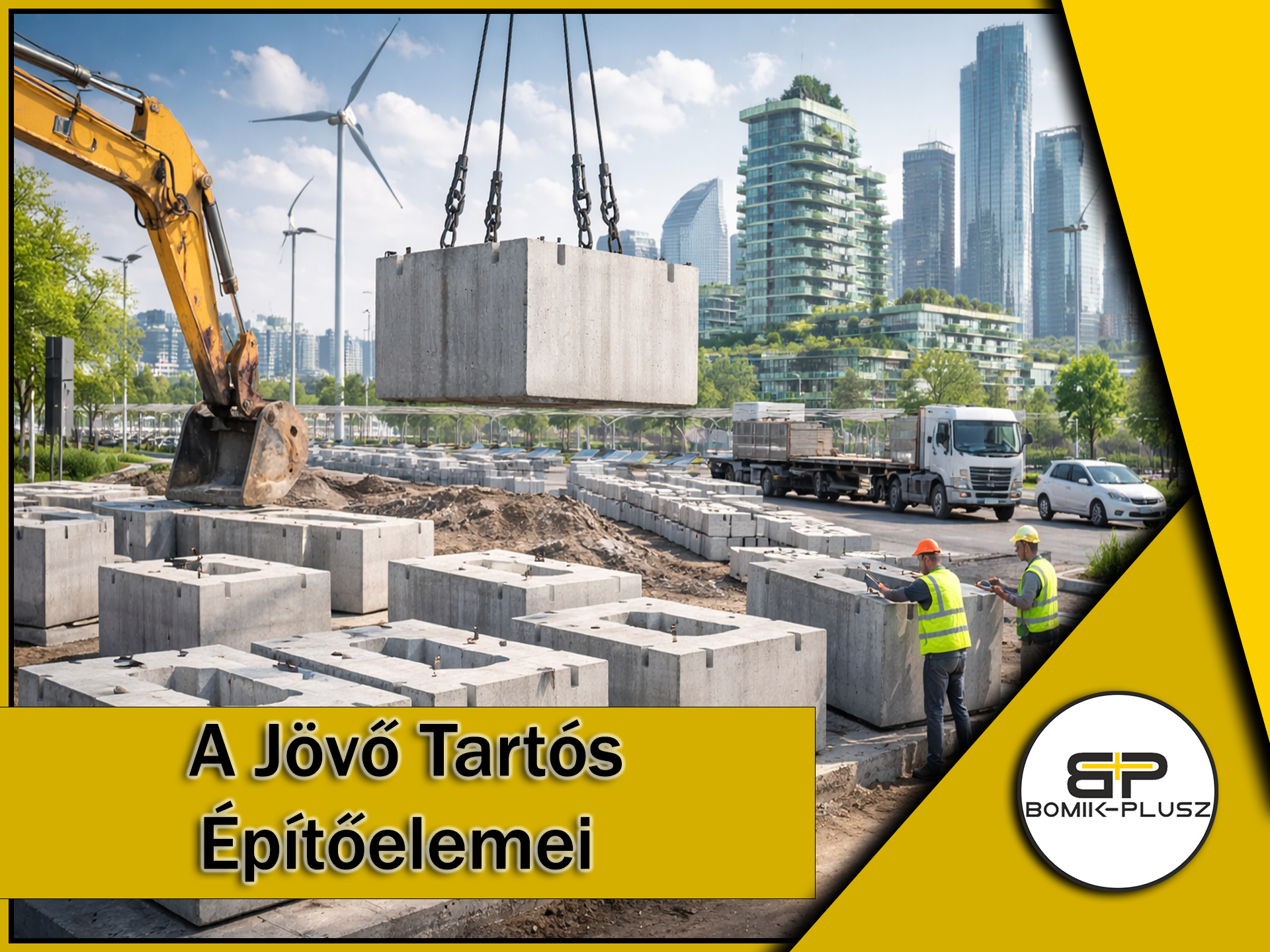 Betonblokkok felhasználása okosvárosi infrastruktúrában