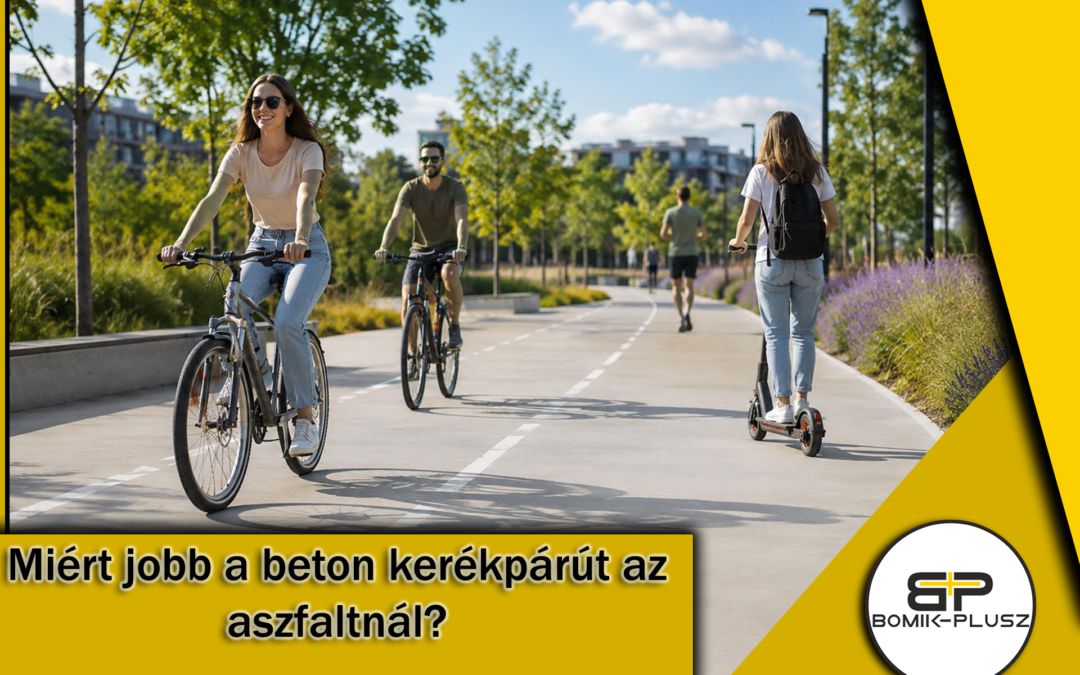 Miért a beton a legjobb választás a modern kerékpárutak és sétányok építésénél?