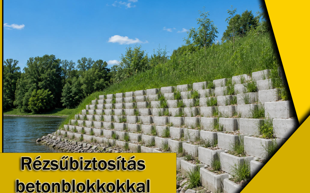 Betonblokk rézsűbiztosításra és erózióvédelemre: Időtálló tájépítészeti megoldások