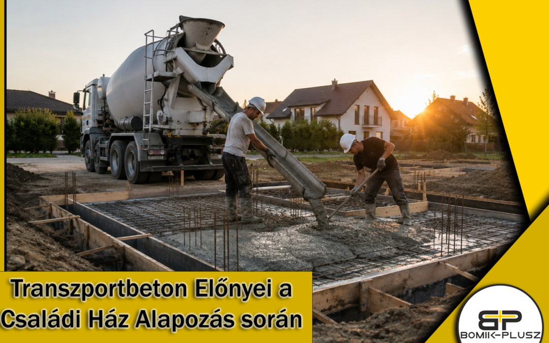 Transzportbeton Előnyei a Családi Ház Alapozás során