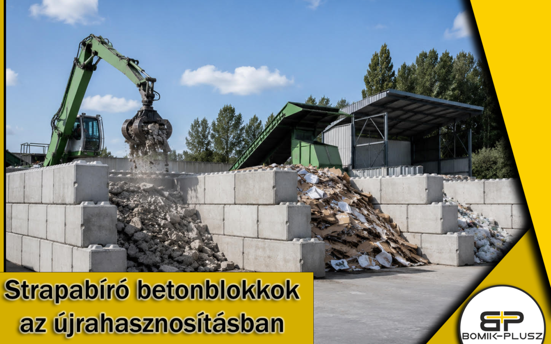 Betonblokkok az Újrahasznosításban és Hulladékgazdálkodásban: Fenntartható Megoldások a Bomik-Plusztól