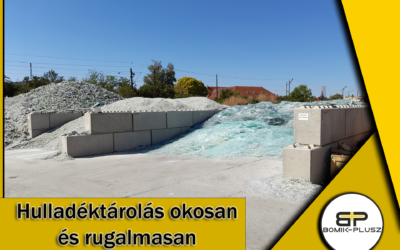 Hulladéktárolás okosan és rugalmasan: Mobil betonblokkok az ipari telepeken