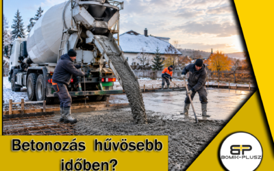 Téli betonozás biztonságosan transzportbeton használatával