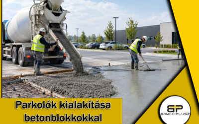 Transzportbetonból készült parkoló: Tartós megoldások a Bomik-Plusztól